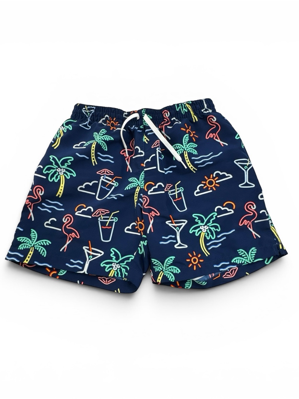 Chubbies The Neon Lights Classic Trunks Large Shorts Size Medium 6” No Liner - Picture 3 of 8